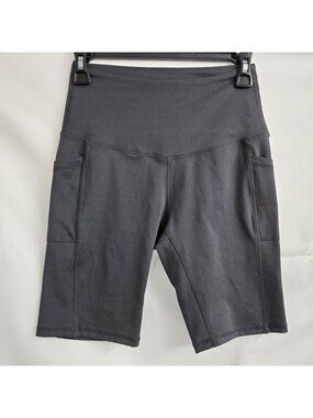 Legend Active High Rise Biker Shorts Small Gray 9”
